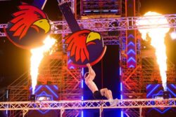 Josh De Roo competing on Australian Ninja Warrior